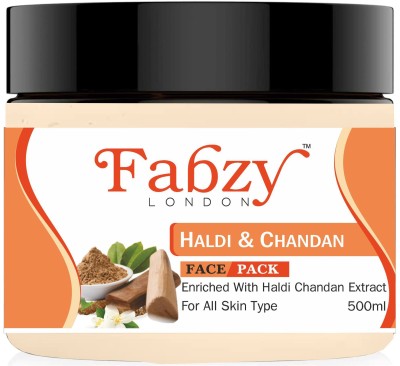 fabzy London Haldi &Chandan Face Pack For Brightening Skin Suitable For All Skin 500ml(500 ml)