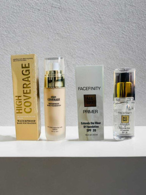 A PERFECT EDGE All Day Primer Makeup Wear & Foundation 60ML For Face Makeup Coverage Combo(90 ml)