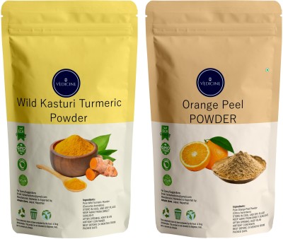 VEDICINE Wild kasturi Turmeric Amba Haldi Manjal & Orange Peel Powder for face pack(200 g)