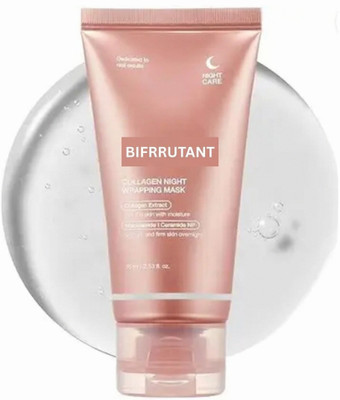 BIFRRUTANT Collagen Night Wrapping Mask for Overnight Skin Nourishment(75 ml)