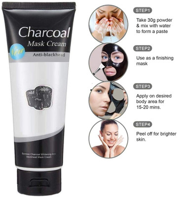 DYSOKAYO Charcoal Face Mask - Peel Off , pimples breakouts.(120 ml)
