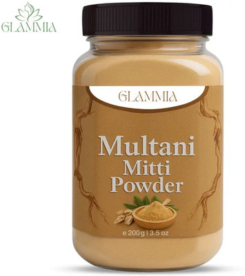 GLAMMIA Multani Mitti Powder | For Dandruff Care Hair Pack(200 g)