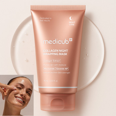FLORIMYST Mediicube Collagen Wrapping Night Facial Mask – Skin Glow(75 ml)