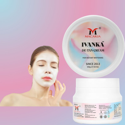 MACARIA Ivanka Insta-Brightening Detan Elixir Face Pack Mask 3 in 1(500 g)