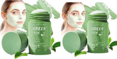 WEEPER Green Tea Face Mask For Men & Women(Pack of 2)(60 g)