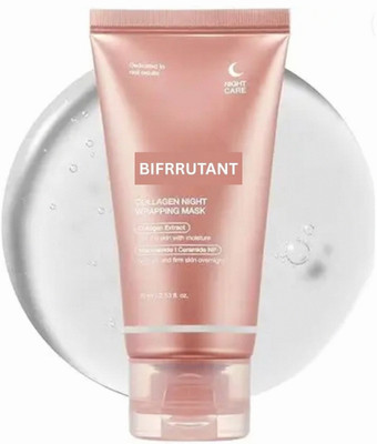 BIFRRUTANT Korean Collagen Night Wrapping Peel Off Mask for Soft Glow(75 ml)