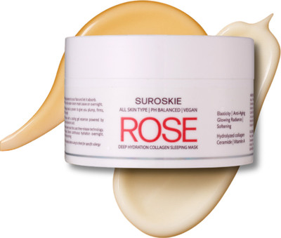 Suroskie Rose Deep hydration Collagen Sleeping Mask(90 g)