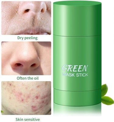 MYEONG Green Tea Clay Stick Deep Cleansing Oil Control Blackhead Remover Clay Mask(40 g)