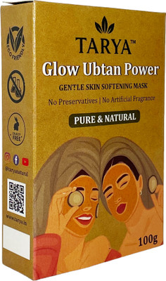 Tarya Glow Ubtan Power Powder Face Pack Cleanser with Sandalwood, Turmeric & Rose 100g(100 g)