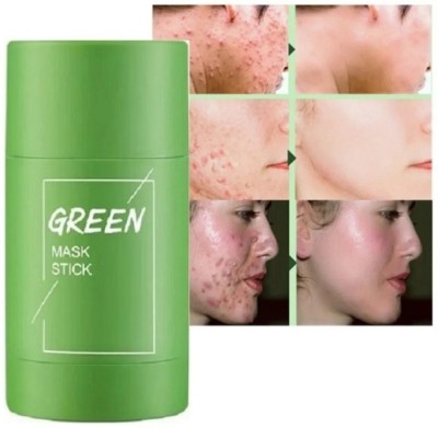 Latixmat Green Tea Mask Stick, Poreless Deep Cleaning Purifying Clay Stick Mask(40 g)