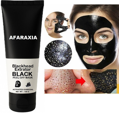 AFARAXIA Charcoal Peel Off Mask For Tan Removal(130 g)