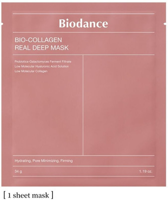 BIODANCE Bio Collagen-Real Deep Mask – 1 Sheet Mask (34g) – Hydrating & Firming(34 g)