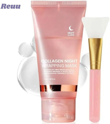 Reuu FF Collagen Night Wrapping Peel Off Mask for Balancing Skin & Reducing Acne(100 ml)