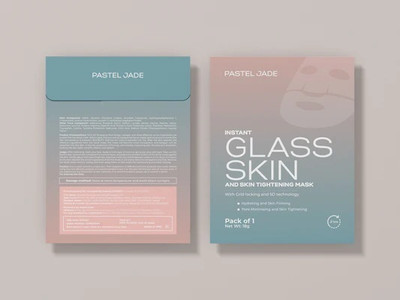 PASTEL JADE Instant Glass Skin And Skin Tightening Mask(18 g)
