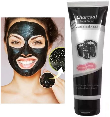 JANOST All skin Types Charcoal Face Mask Peel-Off Mask for Skin Purification(130 ml)