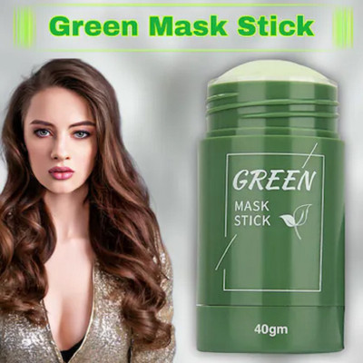 EVERERIN Green Mask Stick, Green Tea Purifying Clay Stick mask(40 g)