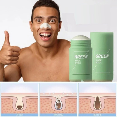 MYEONG Best Natural Green Tea Rich Mask Stick for Face Purifying Clay Stick Mask(40 g)
