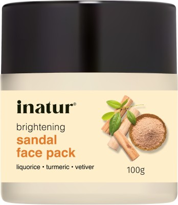 inatur Sandal Face Pack For Skin Brightening and Control Blemishes(100 g)