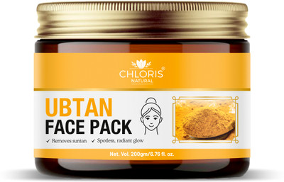 Chloris Natural Ubtan Face Mask Tan Removal & Blemish Minimising Mask With Saffron, Turmeric(200 ml)