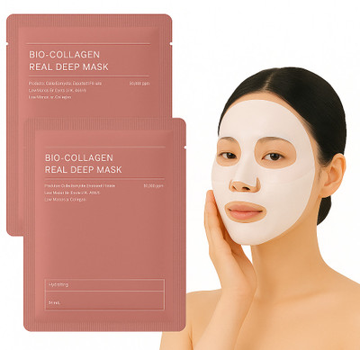 Sinche Korean Bio-Collagen Hydrating Face Mask – Pack of 2(80 g)