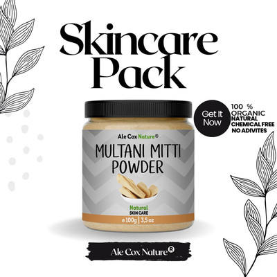 Ale Cox Nature Face Pack,Tan Removal,Oil Control & Acne Care | Herbal Hair & Skin Care(100 g)