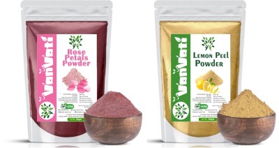 Vanvati Rose Petal Powder And Lemon Peel Powder For Skin Natural Cleanser(100 g)