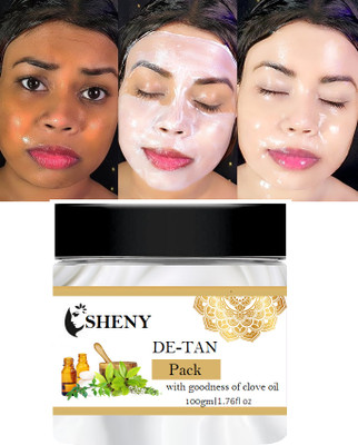 Sheny D-Tan Tan Removing Face Pack For All Skin Types(100 g)