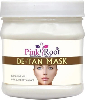 PINKROOT DE-TAN Mask Enriched with Milk & Honey extract(500 ml)