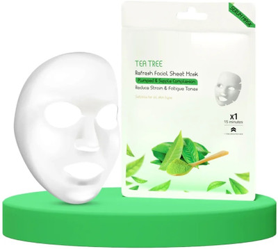 manasona Tea Tree Face Serum Sheet Mask For Women(20 g)