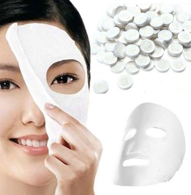 Anayo 50 Pcs Compressed Face Mask DIY Facial Spa Sheets(50 g)