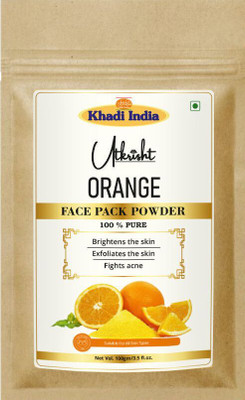 Utkrisht Khadi Orange Peel Powder For Skin and Face | No Chemical, No preservative(100 g)
