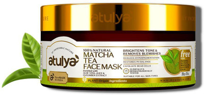 Atulya Match Tea Face Mask | Remove Dead Cells -(200 g)