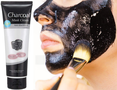 ADJD Face Mask for All Skin Types Blackhead Remover MaskCharcoal Peel Off Mask(130 ml)
