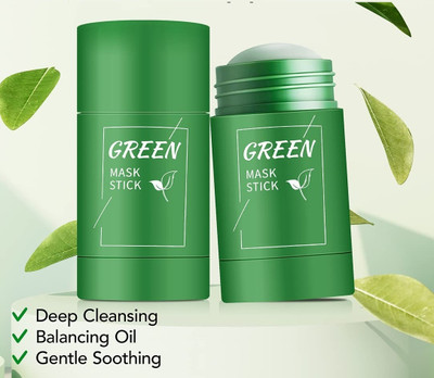 MYEONG New All Skin Type Green Tea Purifying Clay Stick Mask(40 g)