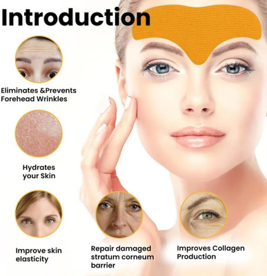 manasona Forehead Wrinkle Patch Anti-wrinkle Face Mask with Hydrolysed Collagen(3 g)