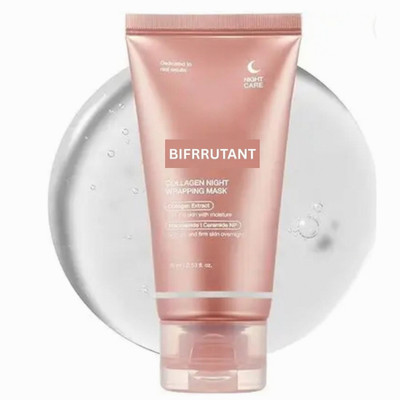 BIFRRUTANT Over Night Bio Collagen Mask for Smooth Radiant Skin Care(75 ml)