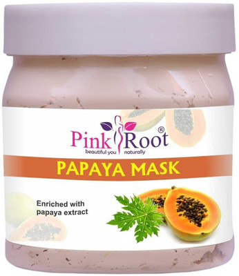 PINKROOT Papaya Mask Enriched with papaya extract(500 ml)