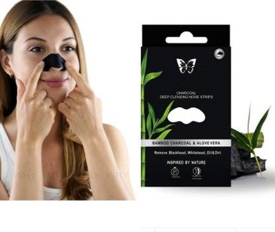 SkinOza Nose Strips (4 Strips) for nose Blackhead and Whitehead Removal(4 g)