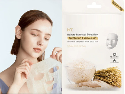 THTC Face Mask for Glowing Skin, Nature Rich Rice(20 g)