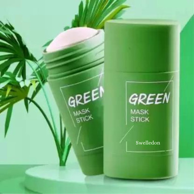 SWELLEDON Green Tea Cleansing Mask Stick with Green Tea Mask for Facial Sculpting(40 g)