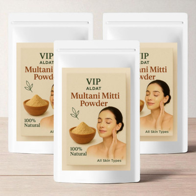 VIP ALDAT Multani Mitti Supreme Herbal Glow Touch with Fresh Brightness Care(450 g)