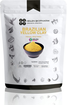 HEILEN BIOPHARM Brazilian Yellow Clay Powder - 200 Gram(200 g)