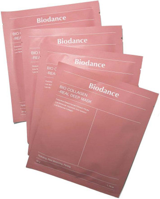 BIODANCE Bio-Collagen Real Deep Mask, (pack of 4}(34 g)