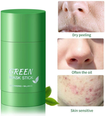 GABBU GREEN TEA MUD STICK MASK FACE CREAM(40 g)