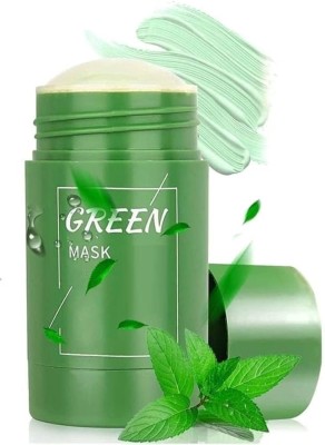 manasona Green Mask Stick for Face,Moisturizing Oil Control Green Tea Clay Mask(40 g)