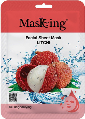 MasKing Beauty Facial Sheet Mask Litchi Pack Of 1(20 ml)