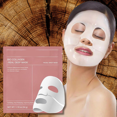 snowferry Korean Glass Skin Hydrogel Mask for Deep Hydration, Anti-Aging & Pore Minimizing(36 g)