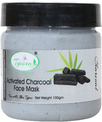Tyeora Activated Charcoal Face Mask for all skin type Net Weight(100 ml)