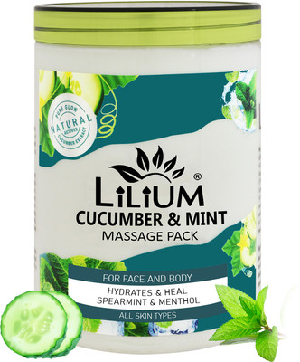 LILIUM Revitalizing Radiance Face Pack Cucumber & Mint Refreshing Symphony(500 ml)