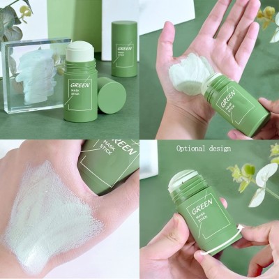 GABBU Green Tea Stick Oil Control Anti-Acne Solid Fine Green Tea Facial Face Mask(40 g)